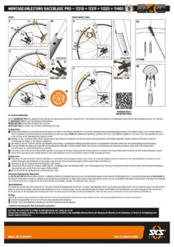 Kit De Garde-boue Raceblade Pro Noir -Meilleur Vélos Magasin AB bedienungsanleitung RACEBLADE PRO