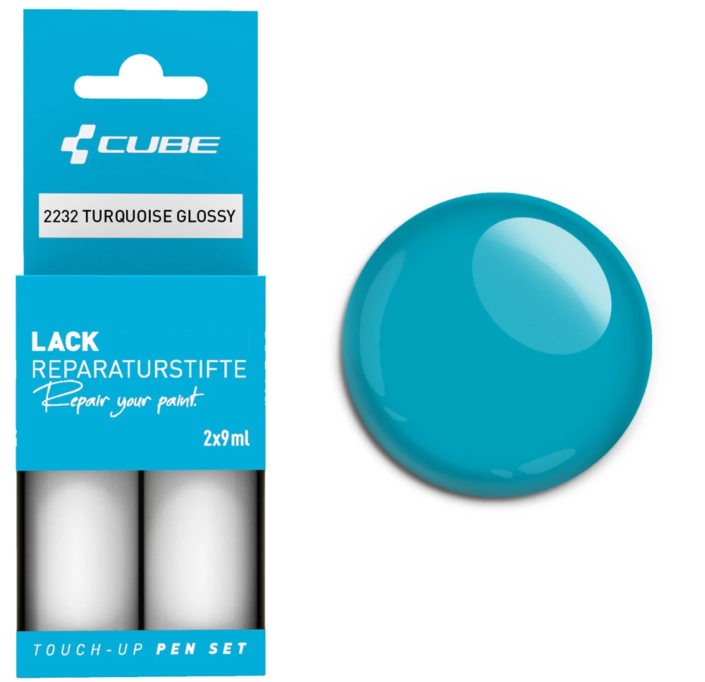 Cube Kit De Réparation De Peinture TURQUOISE Glossy 1 Cube Kit De Réparation De Peinture TURQUOISE Glossy