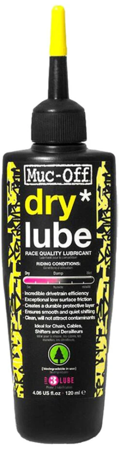 Muc-Off Dry Lube Huile Pour Chaîne Sèche 10 Muc-Off Dry Lube Huile Pour Chaîne Sèche -Meilleur Vélos Magasin Muc Off Dry Lube 120ml 1