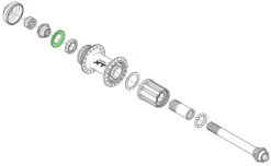 Shimano Bague D'étanchéité Pour Moyeu De Roue Arrière 5 Shimano Bague D'étanchéité Pour Moyeu De Roue Arrière -Meilleur Vélos Magasin Shimano Dichtring fur Hinterradnabe Y26D10000 b
