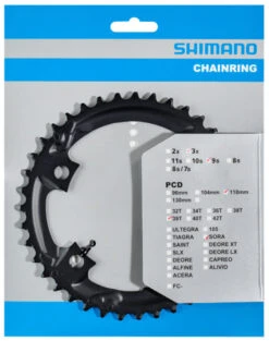 Shimano SORA FC-R3030 Plateau -Meilleur Vélos Magasin Shimano SORA FC R3030 Kettenblatt 39 Zahne MR Y1VD98010