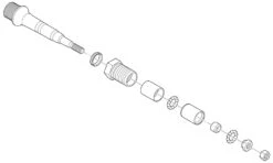 Shimano Axe De Pédale Complet Pour XTR PD-M9000/9020 Droite 5 Shimano Axe De Pédale Complet Pour XTR PD-M9000/9020 Droite -Meilleur Vélos Magasin Shimano Pedalachse komplett fur XTR PD M9000 9020 rechts Y46X98050 c