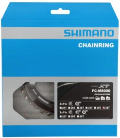 Shimano Plateau XT FC-M8000 2 Vitesses 38 Dents (BD) 7 Shimano Plateau XT FC-M8000 2 Vitesses 38 Dents (BD) -Meilleur Vélos Magasin Shimano XT 2 fach Kettenblatt FC M8000 38 Zahne BD Y1RL98090 c
