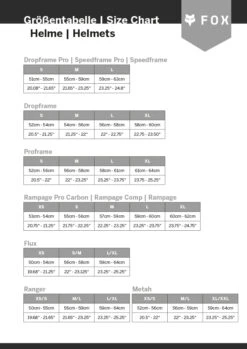 Proframe Pro RTRN - Casque Fullface -Meilleur Vélos Magasin sizing foxhead helme